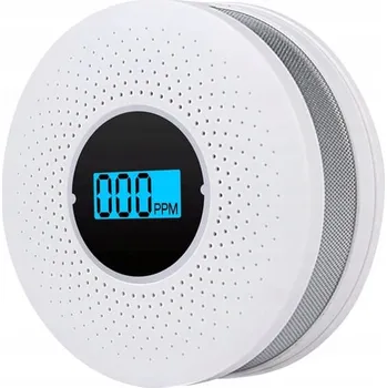 Detektor CO Detektor kouře, plynu a smogu Elektroweb Detektor oxidu uhelnatého a kouře s akustickým alarmem a displejem