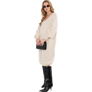 Dámské šaty Šaty Dámská svetrová Midi Pletená Oversize