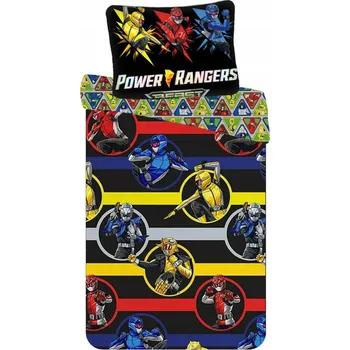 Povlečení Sada dětského povlečení Power Rangers Beast 100×140cm, 40×45 cm