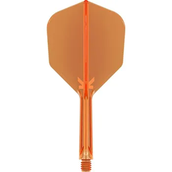 Příslušenství pro šipky Target letky K-Flex Neon Orange No.6, Velikost Intermediate 26 mm