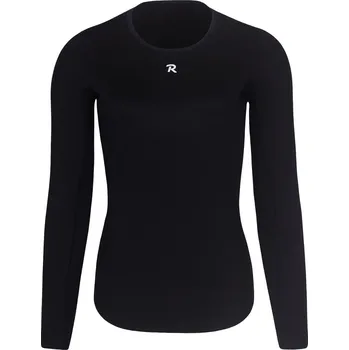cyklistický dres RIVANELLE Cyklistické triko s dlouhým rukávem - WINTER BASE LAYER - černá XS
