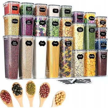 Úložný box X25 PLASTOVÝCH BOXŮ NA POTRAVINY, UZAVÍRATELNÉ HERMETICKÉ NÁDOBY