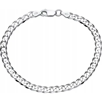 Náramek Srebrna Pánský Náramek STŘÍBRO 925 Diamantová pancířka + DÁREK