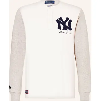 Pánské tričko Polo Ralph Lauren Dlouhé Rukávy, bílá / světle šedá / tmavě...