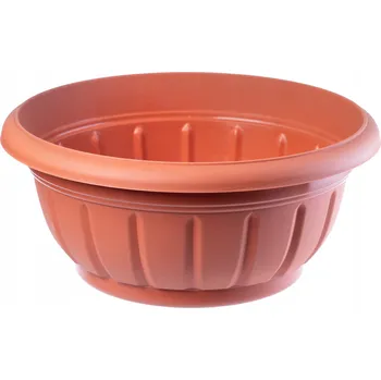 Květináč Oranžový plast Květináč Kadax 30 cm x 30 x 14 cm