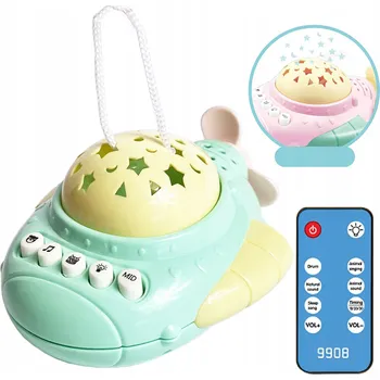 Noční světlo PROJEKTOR NOČNÍ OBLOHY PROJEKTOR SE ZVUKY DÁLKOVÉ OVLÁDÁNÍ NOČNÍ LAMPA USPÁVAČ DÍTĚTE