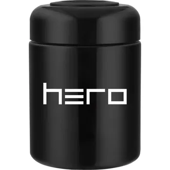 Dóza na potraviny HERO Skleněná dóza s vlhkoměrem 250 ml na bylinky, lékařské konopí