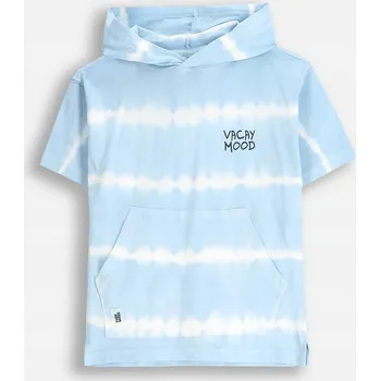 Chlapecké modré tričko s kapucí 092 Coccodrillo WC5