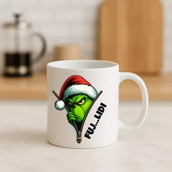 Vánoční hrnek – Grinch „Fuj… lidi“