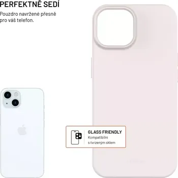Telefonní příslušenství TPU gelový kryt FIXED ReStory pro Apple iPhone 15, šedý