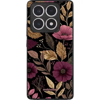 Pouzdro na mobilní telefon Lesklý kryt Mobiwear Glossy - Xiaomi 14T - G170G Fialová kvítka (Prémiové lesklé pouzdro, obal, kryt Mobiwear Glossy na mobil Xiaomi 14T - G170G Fialová kvítka, materiál Plast + TPU silikon - krytí po všech stranách, neošoupatelný potisk, tenké provedení,