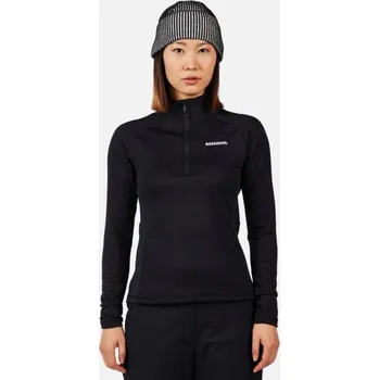 Dámská mikina Rossignol W BLACKSIDE MIX HZ FLEECE-BLACK-mikina - 00M
