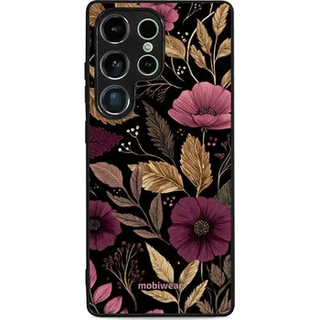 Pouzdro na mobilní telefon Lesklý kryt Mobiwear Glossy - Samsung Galaxy S25 Ultra - G170G Fialová kvítka (Prémiové lesklé pouzdro, obal, kryt Mobiwear Glossy na mobil Samsung Galaxy S25 Ultra - G170G Fialová kvítka, materiál Plast + TPU silikon - krytí po všech stranách,)