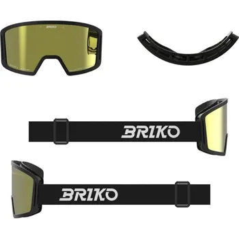 Cyklistické kalhoty Briko FROSTBITE-Black YM2-lyž.brýle