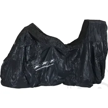 Plachta na motorové vozidlo Plachta na motorku nepromokavá venkovní JMP Premium (vysoce kvalitní) v.XL s prostorem na kufr (délka 265 cm)