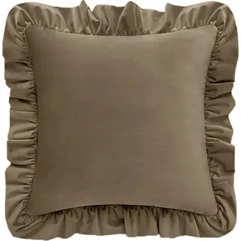 Povlak na dekorativní polštářek Povlak na polštář 40x40 Z VOLÁNEK VELUROVÝ