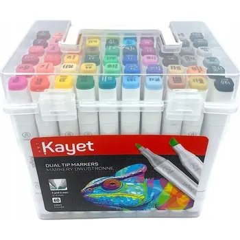 KAYET FIXY fixy OBOUSTRANNÉ popisovače 60 barev