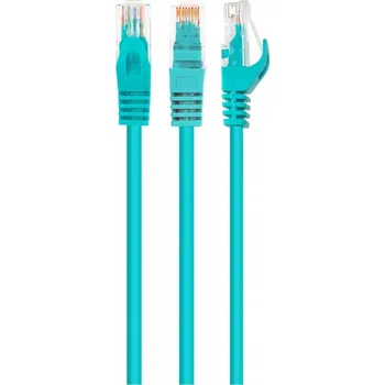 Síťový kabel GEMBIRD patch kabel Cat 6, zalité koncovky, 1.5m, zelený