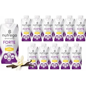 Speciální výživa Nutrego Forte vanilka, 12x330 ml