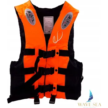 Plovací vesta Záchranná vesta kapok XL oranžová pro dospělé sup rybářská