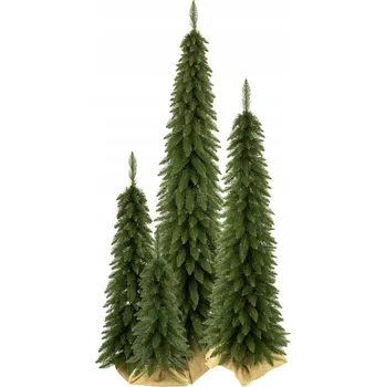Vánoční stromek Umělý vánoční stromeček SLIM smrk Tatranský zelený 110 cm úzký