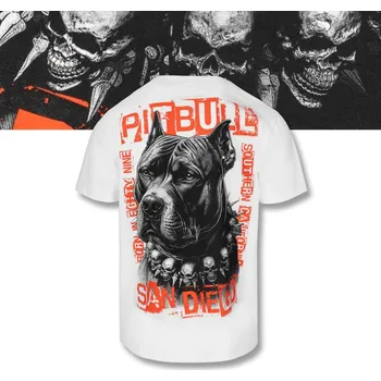 Dámské oblečení Bílé tričko PIT BULL BLACKY od ARI, vel M