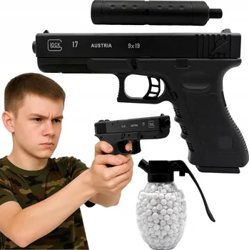 Plastová kuličková pistole puška realistická pistole sada