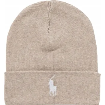 Čepice Polo Ralph Lauren čepice beanie béžová, univerzální velikost