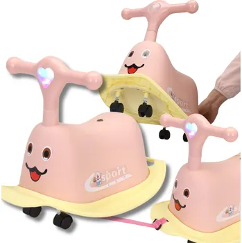 Dětské vozidlo Chodítko pro děti Odrážedlo pro roční dítě vozidlo hlemýžď dětské LED