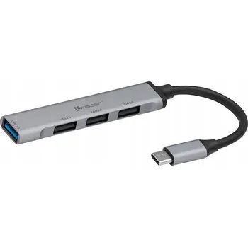 USB hub USB 3.0 HUB Tracer H40, 4 porty, USB-C