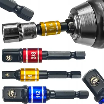Bit Sada adaptérů pro redukci bitů a nástrčných klíčů PRO 1/4 3/8 1/2 3 ks, vysoce odolné