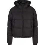 Zimní bunda z Urban Classics - Dámská bunda Peached Puffer s kapucí - Ženy - černá