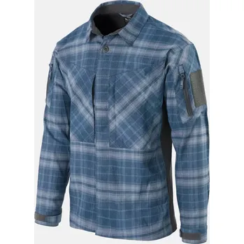 Pánská košile Košile Helikon MBDU - Western Blue Plaid 3XL
