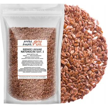 Sušená potravina Lněné semínko hnědé Kol-pol neloupané 1000 g