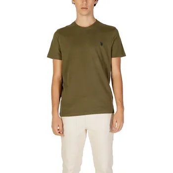 Pánské tričko US Polo Assn. pánské tričko US Polo Assn kaki | krémová 3493770