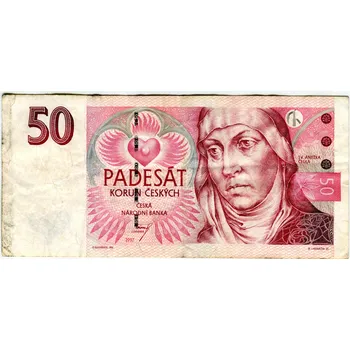 ČESKO. 50 korun 1997. Série D 57. Hej. CZ 21.