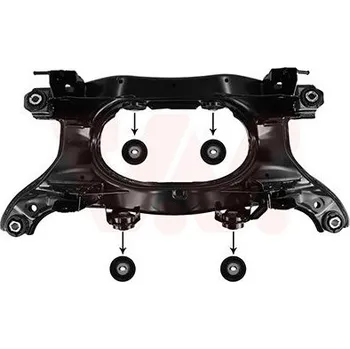 Zavěšení kol Tělo nápravy VAN WEZEL 0250629