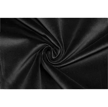 Samet bavlněný oponový - Černý 2. Jakost