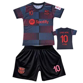 Numberoplus Premium Dětský fotbalový dres Komplet Barcelona FC A1 - Lamine Yamal.Č.10 Velikost: 9-let.(vel.128)