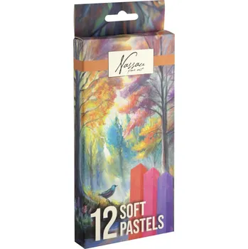 Suché pastely, 12 barev