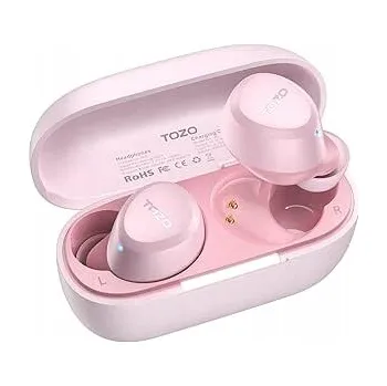 Sluchátka BEZDRÁTOVÁ SLUCHÁTKA DO UŠÍ ŠPUNTY BLUETOOTH TOZO A1 MIKROFON POUZDRO