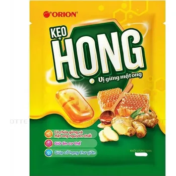 Bonbon Bonbóny vietnamské s medem a zázvorovou příchutí 84 g.