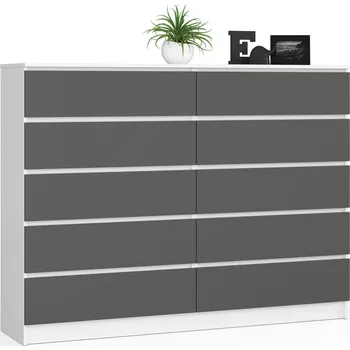 Komoda Komoda Akord 160 x 40 x 121 cm bílá