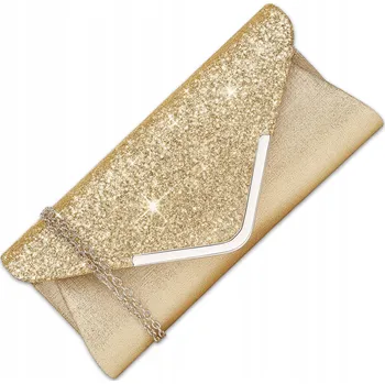 Kabelka EdiBazzar kabelka psaníčko syntetické zlaté