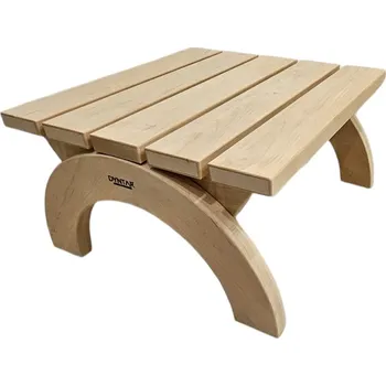Zahradní lehátko DYNTAR Dřevěný odkládací stolek ARCUS