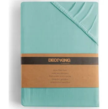 Prostěradlo Prostěradlo s gumou DecoKing bavlna 160 x 200 cm