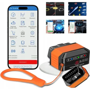 Autodiagnostika DIAGNOSTICKÉ ROZHRANÍ KW905 OBD2 ELM327 BLUETOOTH 5.0 TESTER POLSKÝ