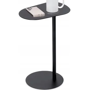 Konferenční stolek Konferenční stolek H&S Decoration oválný 35 x 25 x 53 cm černý