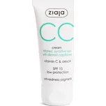 Ziaja CC krém pro podrážděnou a citlivou pleť s rozšířenými žilkami SPF 10 (CC Cream) 50 ml + 2 měsíce na vrácení zboží