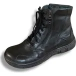 Kacper 4-595 dámská kožená zimní obuv šíře H černá stíraná zelenou Barva: Černá, Velikost: 41